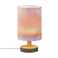 thumbnail image 2 of Purple Lavender Liquid Bedside Table Lamp LED Warm Lights with USB Charging Port Retro Cylinder Desk Lamps, 2 of 7