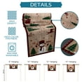 thumbnail image 7 of Hokiten Table Runners 36 Inches Long Dress Scarves, Christmas Snowman Farmhouse Kitchen/Dining Table Runner, Short Coffee Tablerunners, Xmas Trees Brown Wood Red Black Plaid 13x36 Inch, 7 of 7