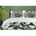 thumbnail image 5 of Ambesonne Eucalyptus Leaves Duvet Cover Set, Meadow Bouquet, Calking, Dark Blue Grey and Green, 5 of 5