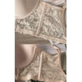 thumbnail image 3 of Backless Invisible Bra U-shaped Large Lace Wedding Bra Low Back Underwear Gathering Sexy Fitted Bra, 3 of 5