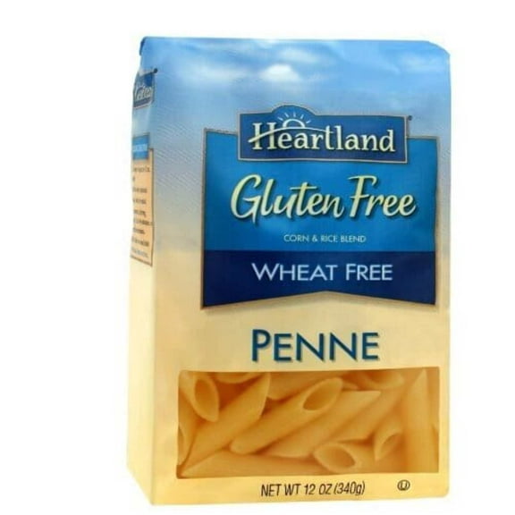 Heartland Gluten Free Penne Riggate, 12 oz - Case of 6