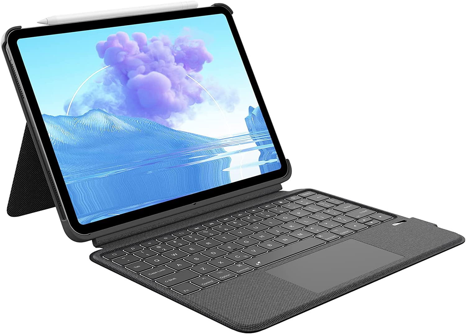 WEB限定デザイン Magnetic Keyboard Case for iPad Pro 12.9 inch 2018/2020/2021,  Multi-Touch Trackpad, 7-Color Backlit, Wireless Floating Cantilever Stand  for iPad Pro 通販