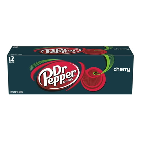 (2 Pack) Dr Pepper Cherry, 12 Fl Oz Cans, 12 Ct