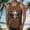 Brown, variant on Men's Lightweight Polyester Tank Top Print Casual Sleeveless Summer Breathable Tank Top for Men Black