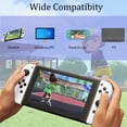 thumbnail image 5 of Switch Joy-con Wireless Controllers with Hand Strap Dual Vibration Replacement Wireless Gamepad Bluetooth (White), 5 of 5