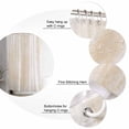 thumbnail image 5 of 60x72 Inch Shower Curtains for Bathroom Beige Fabric Bath Curtain Decor Retro Oil Painting Modern Abstract Art Aesthetics Waterproof Restroom Curtains Shower Set Accessories with 12 Hooks 60 Inch, 5 of 6