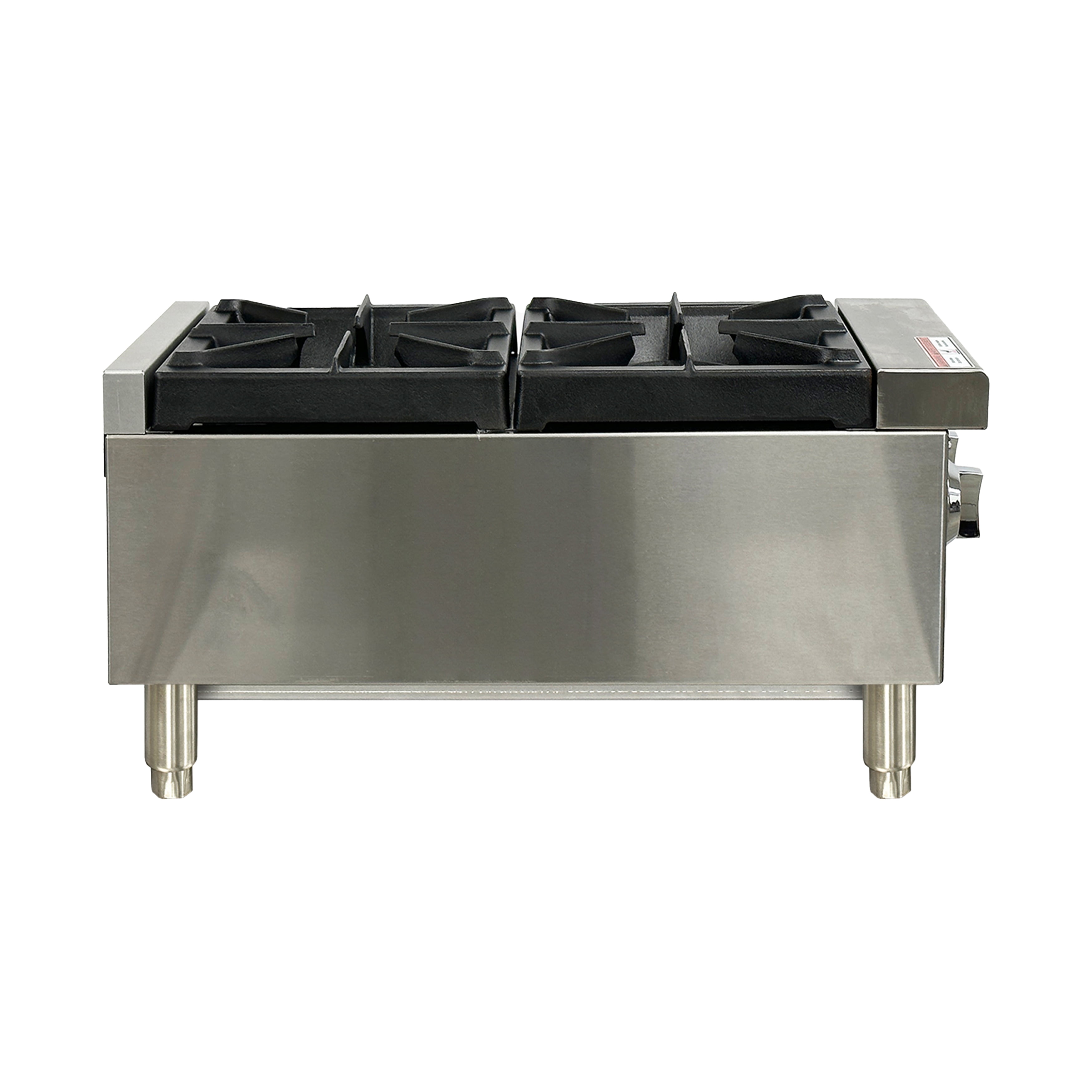 50,000 BTU Heavy Duty Two Burner Commercial Gas Hotplate Countertop Stove 12 in. 12''Wx29''Dx10.5''H