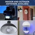 thumbnail image 6 of 2 Pack Light Zapper LED Lightbulb Bug Mosquito Fly Insect Killer Bulb Lamp for Home Patio, Bedroom, Kitchen, Office, 6 of 7