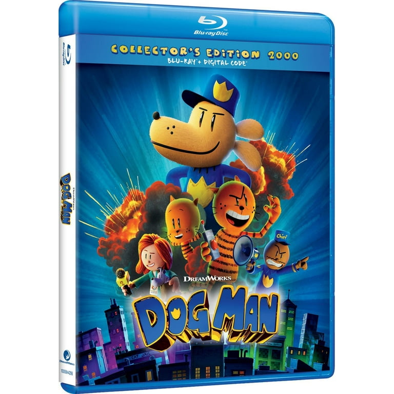 Dog Man (Blu-ray + Digital Copy), Family, DreamWorks - Walmart.com