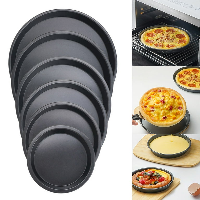 Chef Pomodoro Sicilian Deep Dish Square Pizza Pan, 13.2 x 13.2 inch, Non-Stick Aluminum Black