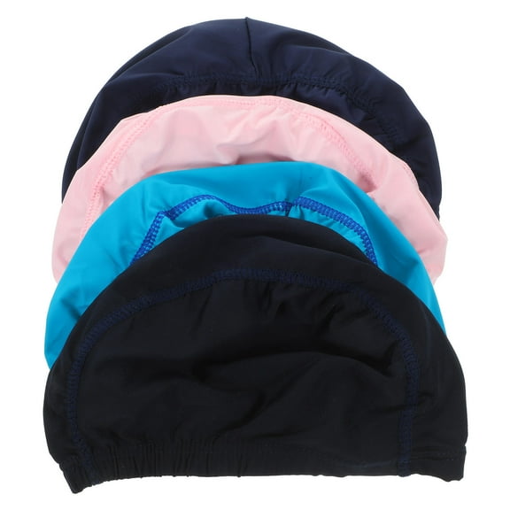 USHOBE Waterproof Swim Caps for Girls and Women 7.9X4.7in