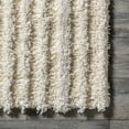 thumbnail image 5 of nuLOOM Gloria Abstract Shag Beige 3' x 5' Modern Area Rug, 5 of 9