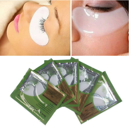 WALFRONT 10 Pairs Collagen Eye Masks, Women & Men Crystal Moisture Under Eye Patches for Anti-wrinkle Eyes Puffiness Anti Aging Removing Bags Deep Hydration Relieve Dark