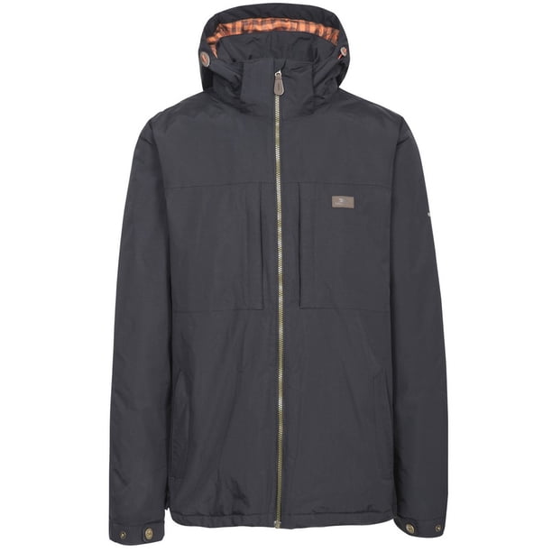 Trespass - Chaqueta Impermeable Savio para Hombre (Negro) Trespass UTTP4257_black