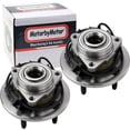 thumbnail image 4 of MotorbyMotor 515073 Front Wheel Bearing and Hub Assembly with ABS 5 Lugs + 336mm Front Brake Rotors Fits for 2002-2005 Dodge Ram 1500, 4 of 9