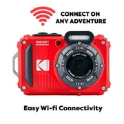 KODAK PIXPRO WPZ2 Rugged Waterproof Digital Camera, Red + Accessories
