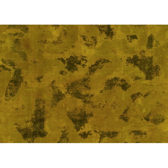 Ahgly Company Indoor Rectangle Persian Yellow Bohemian Area Rugs, 5' x 7'