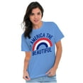 thumbnail image 3 of Patriotic America the Beautiful Women's Plus Size Graphic Tee Brisco Brands 5X, 3 of 6