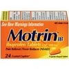 Motrin IB Ibuprofen Tablets Pain Reliever/Fever Reducer Coated Caplets - 24 CT