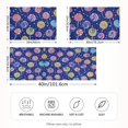 thumbnail image 2 of Yayeee Pillowcase Standard Size Set of 2 Satin Wrinkle Resistant Pillow Case, Blue Colorful Candies, 2 of 8