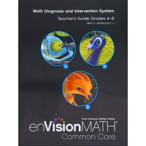 Pre-Owned enVision Math Common Core Teacher Guide Grades 4-6 Paperback