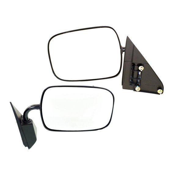 KarParts360 For Chevy C2500/K2500 1990-2000 Door Mirror Driver And Passenger Side | Pair | Manual | Non-Heated | Manual Folding | Painted | Plastic | Non-Towing | Below Eyeline | GM1320177, GM1321177