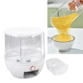 thumbnail image 4 of Contenant de Rangement pour Riz et Grains, Distributeur Alimentaire Antipoussière, Contenant de Rangement Alimentaire Rotatif à 6 Compartiments, Distributeur de Riz Grande Capacité 10 kg pour la Maison, 4 of 7