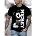 thumbnail image 3 of 2024 Verano Disney Mickey Mouse Gráfico 3d Impresión Camisetas Dibujos Animados Anime Casual Ropa de Calle Hombres Mujeres Moda Camisetas Tops, 3 of 5