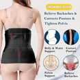 thumbnail image 5 of 3 in 1 Postpartum Belly Wrap - Recovery Belly/Waist/Pelvis Belt Postpartum Belly Band., 5 of 6