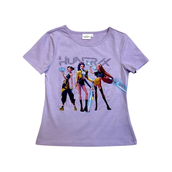 Playera Infantil K Pop Demon Hunters Talla 12 Color Lila