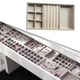 thumbnail image 4 of Bandeja apilable para joyas, caja de almacenamiento portátil multiusos de terciopelo, cajón para joyas otros, 4 of 9