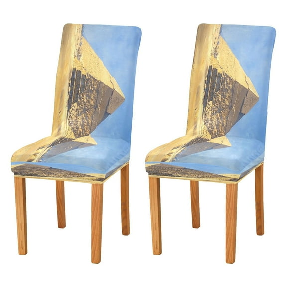 BZSMCE Chairs Slipcovers Dining Chair Covers The Pyramids Creative Pattern