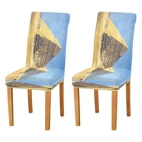 BZSMCE Chairs Slipcovers Dining Chair Covers The Pyramids Creative Pattern
