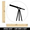 thumbnail image 2 of Telescope Astronomy Solid Self-Inking Rubber Stamp Ink Stamper - Brown Ink - Medium 1 Inch, 2 of 7