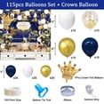 thumbnail image 3 of Artículos de fiesta Buerhanerry Royal Prince Baby Shower 262 unidades, 3 of 7