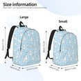 thumbnail image 4 of Rocae Rabbit And Bird for Durable Canvas Backpack Leisure Large Bag Travel Rucksack Multi-function Backpack Medium, 4 of 8