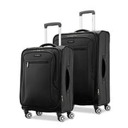 Samsonite Ascella X Softside Expandable Luggage with Spinner Wheels, Black, 2-Piece Set (21/25)