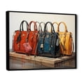 thumbnail image 2 of Designart "Envy-Worthy Minimalism in Designer Bags III" Fashion Floater Framed Wall Art Print, 2 of 7