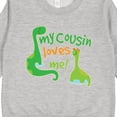 thumbnail image 3 of Inktastic My Cousin Loves Me Dinosaur Toddler Sweatshirt, 3 of 4