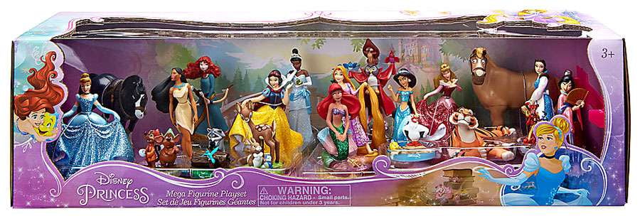 disney princess figurine playset