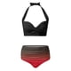thumbnail image 3 of Gibobby Trajes de Baño Mujer Bikini de cintura alta para mujer, bañador Sexy de realce de dos piezas, traje de baño Vintage de dos piezas, conjunto de Bi(Vino,M), 3 of 4