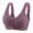 Purple bras, variant on Pimelu Bras for Women Push Up Bras Wireless Bras for Women Comfort Breathable Front Closure Push up Bralettes Seniors No Rims Seamless Sports Bra Underwear