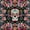 Pink Green, variant on Homewish Gothic Sugar Skull Twin Comforter Sets,Watercolor Flowers Bedding Set,Pink Green,Black Reversible,2-Piece,1 Comforter and 1 Pillowcase