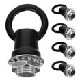 thumbnail image 1 of 5PCS Thread Hook Rings for Light Fixture Heavy Duty Metal Chain for Hanging Lights Pendant Lamp Chain Extension for High Ceiling M10, 1 of 9