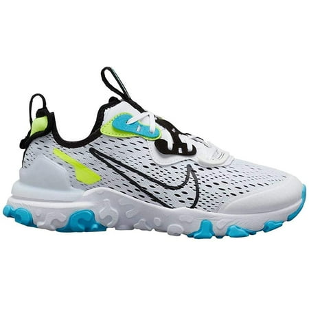 

Nike React Vision Ww Gs Boys Shoes Size 4 Color: White/Black/Volt/Blue Fury