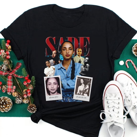 New SADE Music Collection unisex S-234XL Black Shirt D364