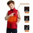 thumbnail image 2 of Birdeem Children's Winter Jacket, Solid Color, Intelligent Constant Temperature, Hooded, Sleeveless, Casual, Keep Warm, 2 of 9