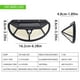 thumbnail image 3 of Luces de seguridad exteriores de 102 LED con sensor de movimiento - Foco impermeable IP65 de 180° para puerta principal, patio, garaje - 3 modos, batería recargable, fácil de instalar, 3 of 9