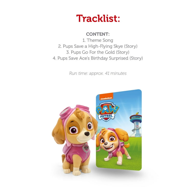 Tonies PAW Patrol Skye Casque Bundle Starter Set Niger