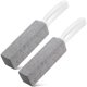 thumbnail image 1 of 2 PCS Cepillo de Inodoro de Piedra Pómez, Piedra Pomez para Baño con Mango, Cepillo de Limpieza de Inodoro de Piedra pómez para Manchas de Agua Dura en Inodoros, Parrillas (Gris x 2), 1 of 4